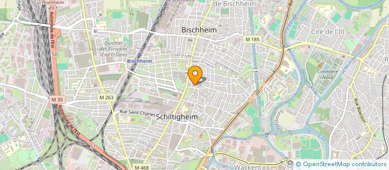 localisation de l'entreprise IDECO2 à SCHILTIGHEIM