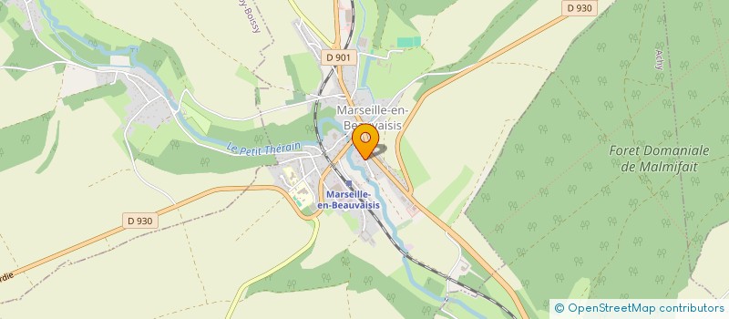 localisation de l'entreprise IDECOFIM EUROPE  MARSEILLE-EN-BEAUVAISIS