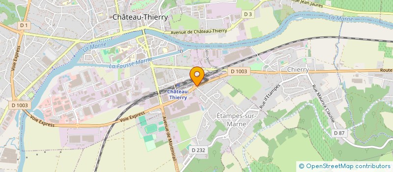 localisation de l'entreprise IDECREATION à ETAMPES-SUR-MARNE