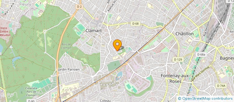 localisation de l'entreprise IDECTIVE à CLAMART