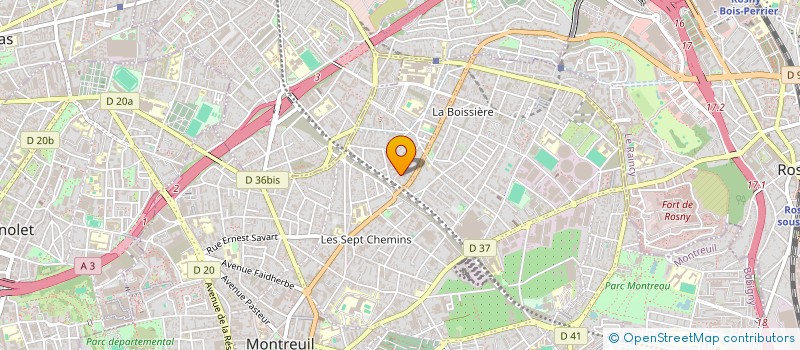 localisation de l'entreprise IDEE à MONTREUIL