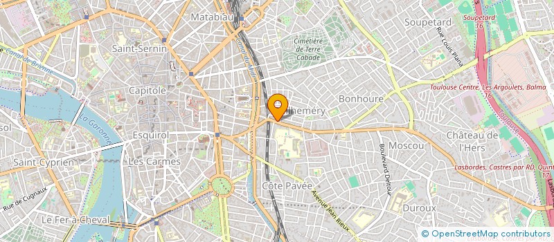 localisation de l'entreprise IDEE CONSEIL REALISATION I.C.R à TOULOUSE