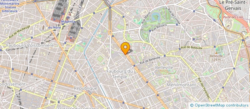 localisation de l'entreprise IDEE CREATION à PARIS
