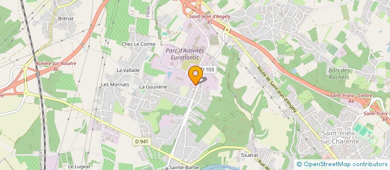 localisation de l'entreprise IDEE CREATIONS à FLEAC