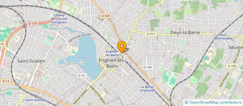 localisation de l'entreprise IDEE ELECTRICITE  ENGHIEN LES BAINS