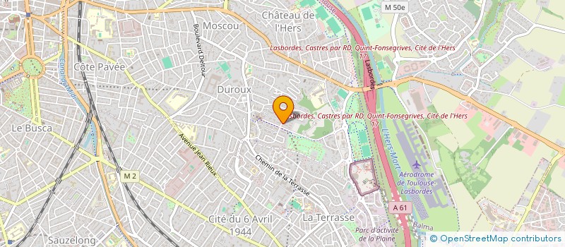 localisation de l'entreprise IDEE FENETRES à TOULOUSE