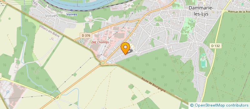 localisation de l'entreprise IDEE FERMETURES à DAMMARIE-LES-LYS