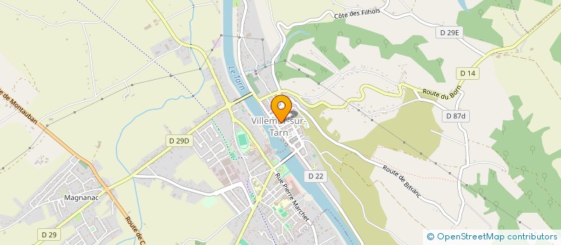 localisation de l'entreprise IDEE FIXE  VILLEMUR-SUR-TARN