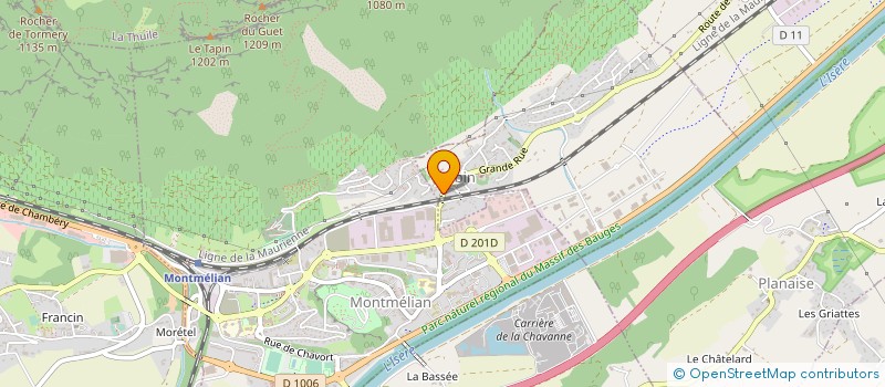 localisation de l'entreprise IDEE HOLDING  MONTMELIAN