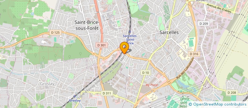 localisation de l'entreprise IDEE IMMOBILIER à SARCELLES