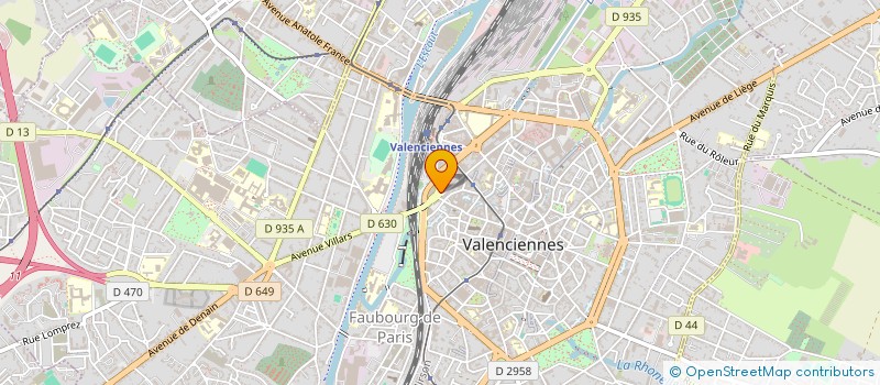localisation de l'entreprise IDEE LOISIRS à VALENCIENNES