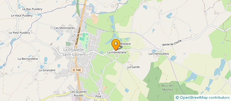 localisation de l'entreprise IDEE MAISONS  LA CHAPELLE-SAINT-LAURENT