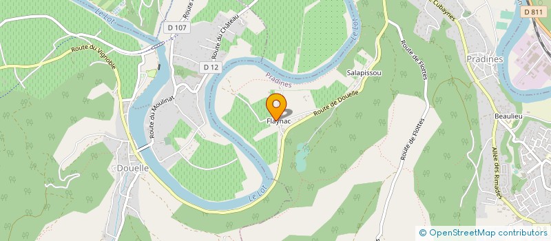 localisation de l'entreprise IDEE METHODE ACTIVITES COMMERC TOURISTIQ  BELLEFONT-LA RAUZE