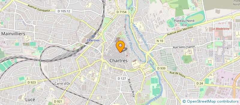 localisation de l'entreprise IDEE MODE à CHARTRES