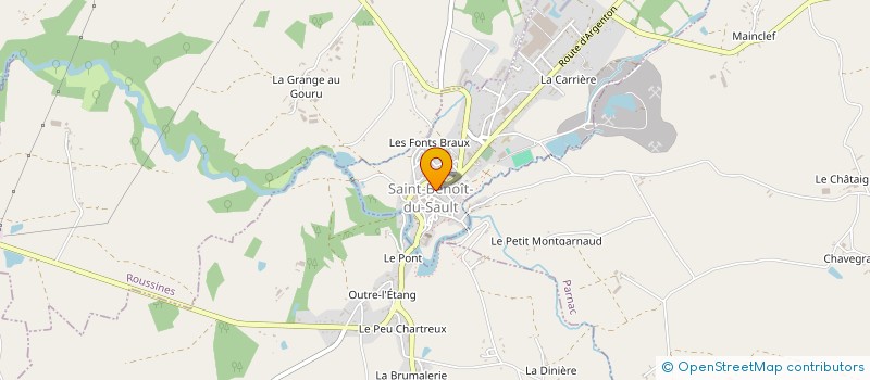 localisation de l'entreprise IDEE PASSION à SAINT-BENOIT-DU-SAULT