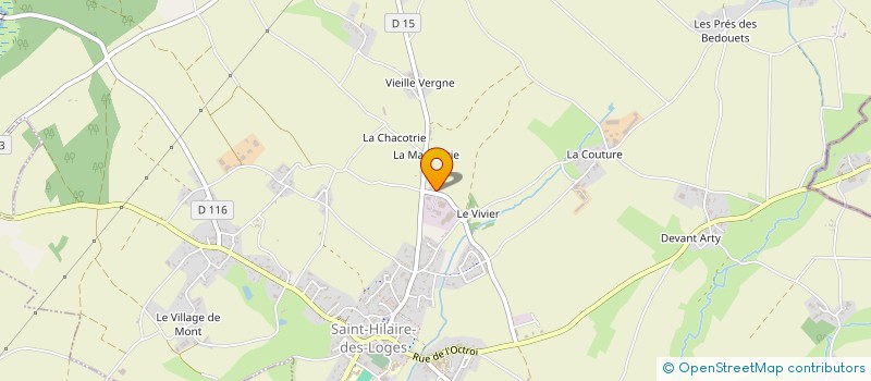 localisation de l'entreprise IDEE PEINTURE  SAINT-HILAIRE-DES-LOGES