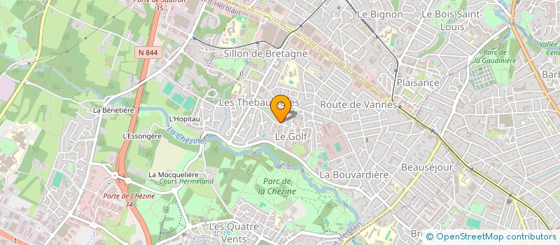 localisation de l'entreprise IDEE PEINTURE à SAINT-HERBLAIN