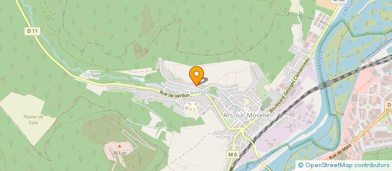 localisation de l'entreprise IDEE REVETEMENTS  ARS-SUR-MOSELLE