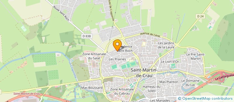 localisation de l'entreprise IDEE + SOLUTIONS SUD à SAINT-MARTIN-DE-CRAU