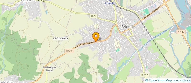 localisation de l'entreprise IDEE TRAVAUX SERVICES à BRIOUDE