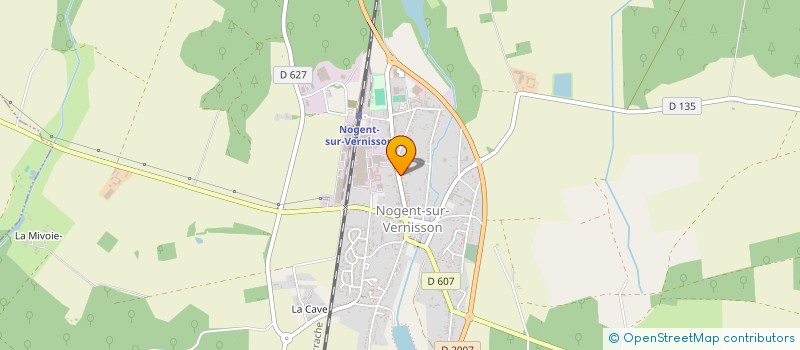localisation de l'entreprise IDEECO à NOGENT-SUR-VERNISSON