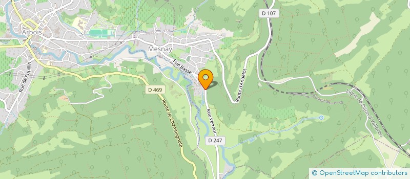 localisation de l'entreprise IDEEHAUT à MESNAY