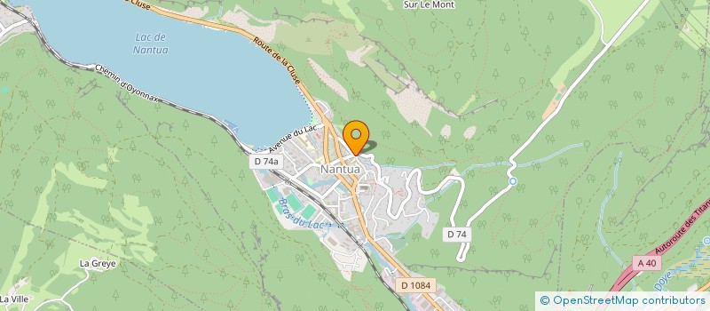 localisation de l'entreprise IDEEKLIC BAT à NANTUA