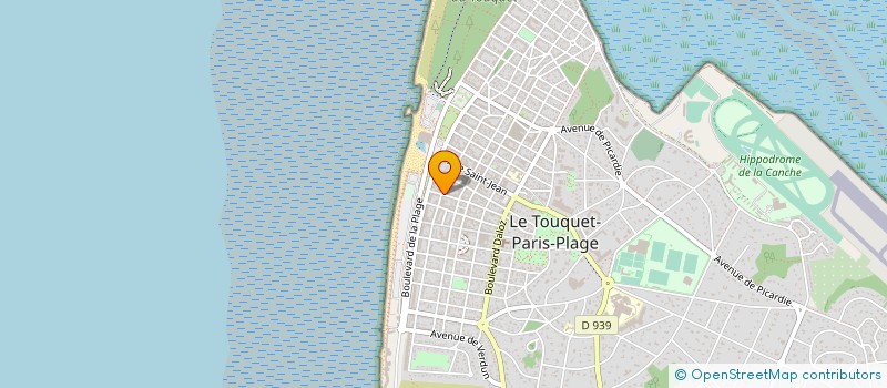 localisation de l'entreprise IDEEL à LE TOUQUET-PARIS-PLAGE