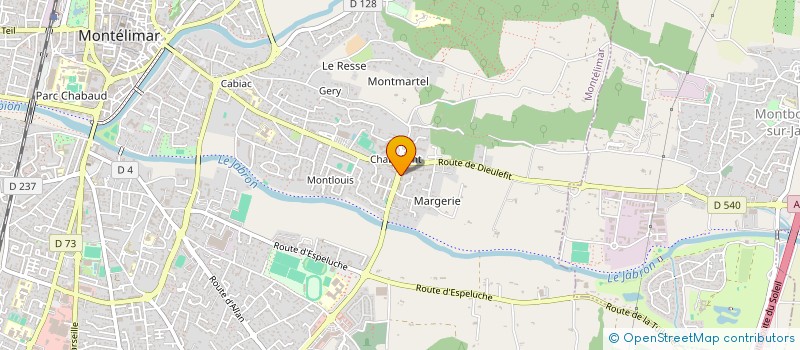 localisation de l'entreprise IDEEMA  MONTELIMAR