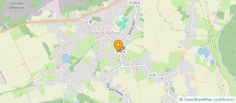 localisation de l'entreprise IDEES B E  FLINES-LEZ-RACHES