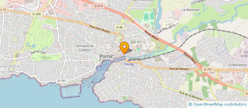 localisation de l'entreprise IDEES CADEAUX PORNIC à PORNIC