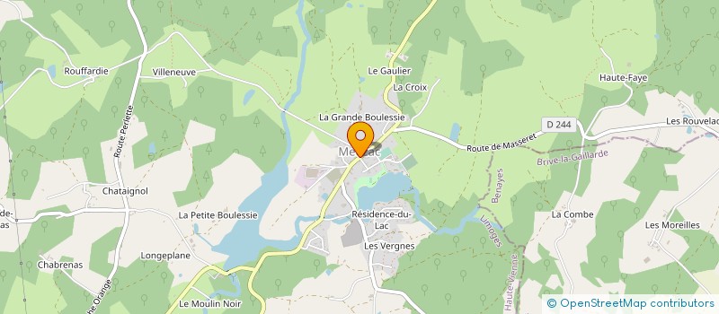 localisation de l'entreprise IDEES COLOREES à MEUZAC
