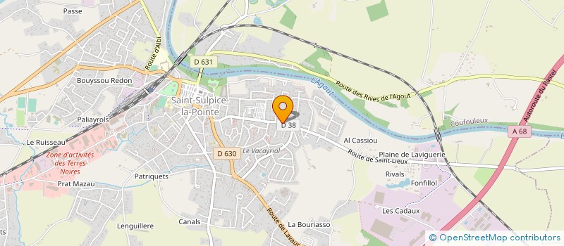 localisation de l'entreprise IDEES COMMUNES à SAINT-SULPICE-LA-POINTE