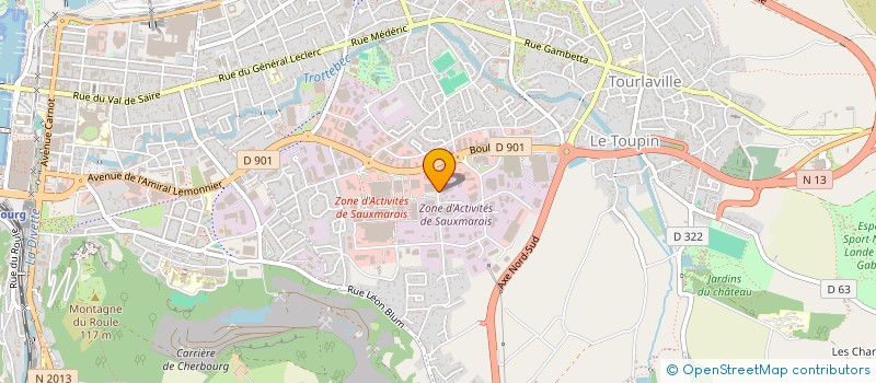 localisation de l'entreprise IDEES CONFORT  CHERBOURG-EN-COTENTIN