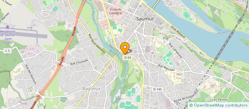 localisation de l'entreprise IDEES D'AURE  SAUMUR