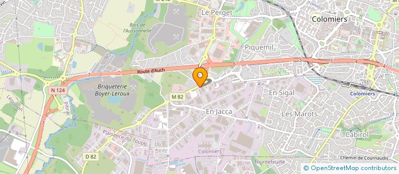 localisation de l'entreprise IDEES ET CADEAUX à COLOMIERS