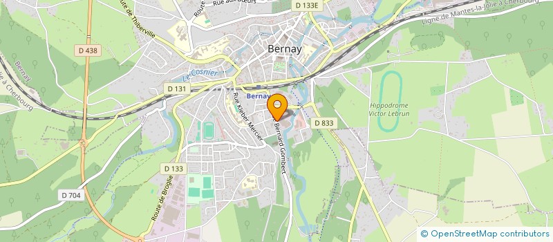 localisation de l'entreprise IDEES FRAICHEUR  BERNAY