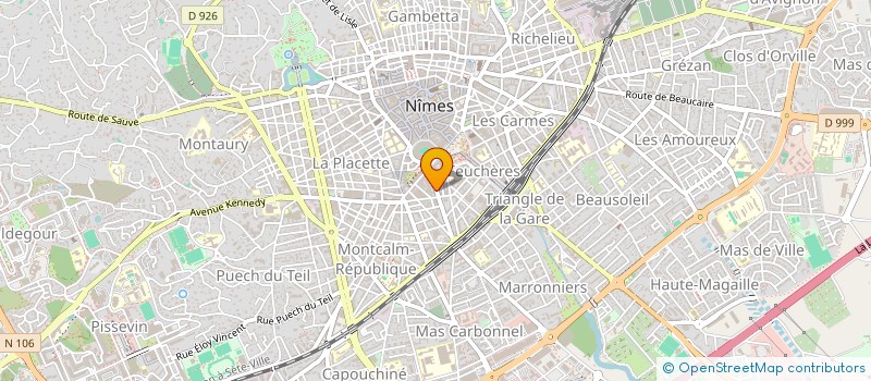 localisation de l'entreprise IDEES HALLES  NIMES