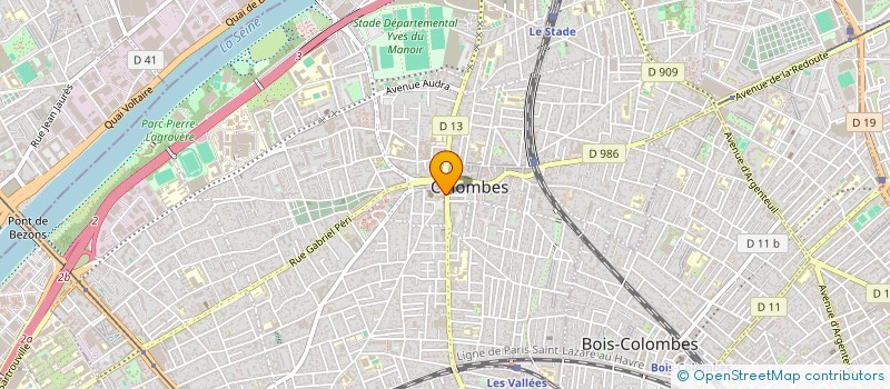 localisation de l'entreprise IDEES O'LAB à COLOMBES