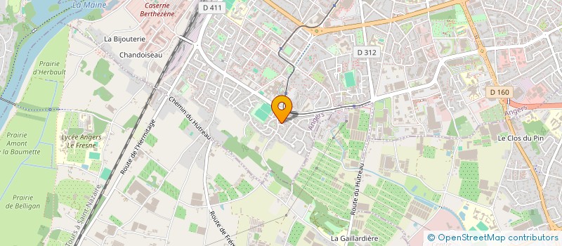 localisation de l'entreprise IDEES PASSIONS  ANGERS