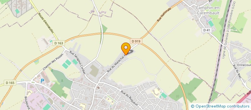 localisation de l'entreprise IDEES PLUS CONSEILS à CARVIN