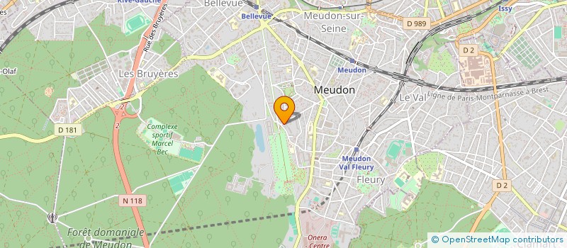 localisation de l'entreprise IDEES SYSTEMES à MEUDON