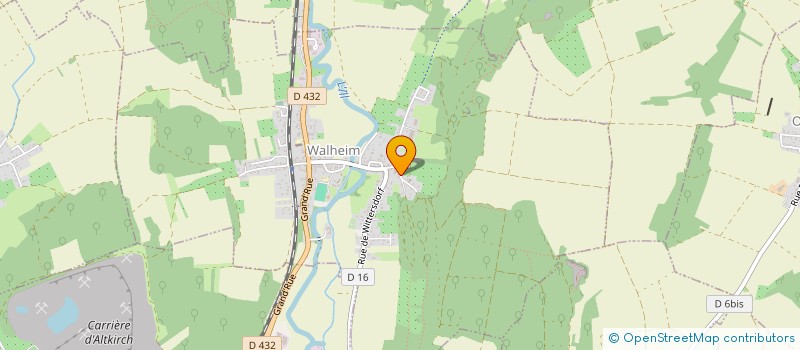 localisation de l'entreprise IDEEZ  WALHEIM