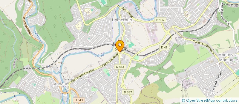 localisation de l'entreprise IDEFAR-INSTITUT DE FORMATION  HOMECOURT