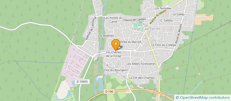 localisation de l'entreprise IDEFIX à LEGE-CAP-FERRET