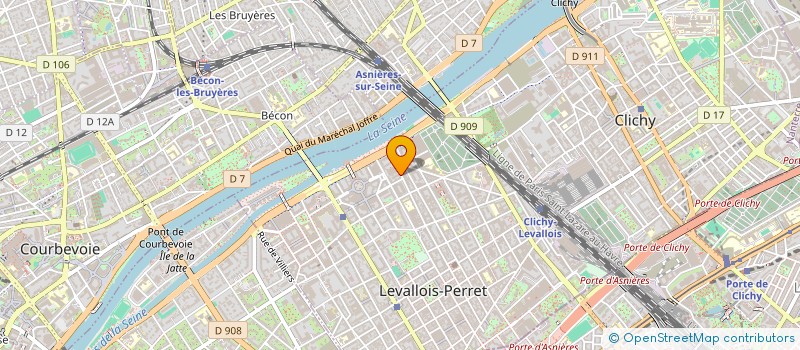 localisation de l'entreprise IDEFIX à LEVALLOIS-PERRET