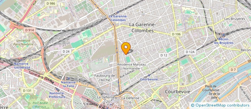 localisation de l'entreprise IDEHO à COURBEVOIE