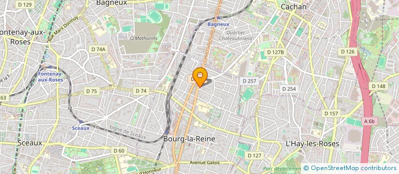 localisation de l'entreprise IDEIS à BOURG-LA-REINE