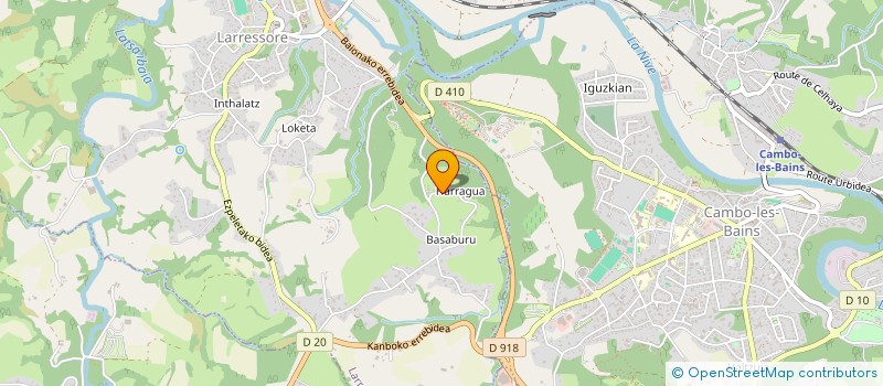 localisation de l'entreprise IDEKI  LARRESSORE