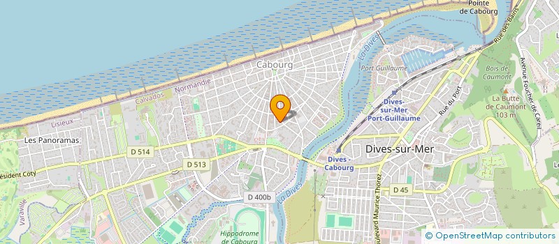 localisation de l'entreprise IDEL CAB  CABOURG